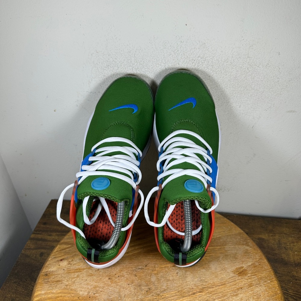 Nike Air Presto Mens Forest Green Blue Orange Running Shoes CT3550-300 Size 10 - Picture 4 of 9